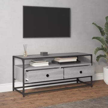SZAFKA POD TV SZARY DĄB SONOMA 100X35X45CM