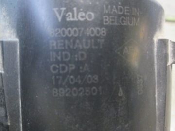 ГАЛОГЕН ПРАВЫЙ = ЛЕВЫЙ RENAULT MEGANE II SCENIC II 8200074008