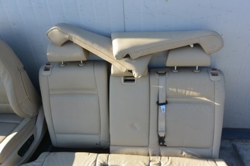 СИДЕНЬЕ СИДЕНЬЯ БЕЖЕВЫЙ КОМПЛЕКТ КОМФОРТ КОЖАНЫЙ С ПОДОГРЕВОМ BMW X5 E70 LIFT UK