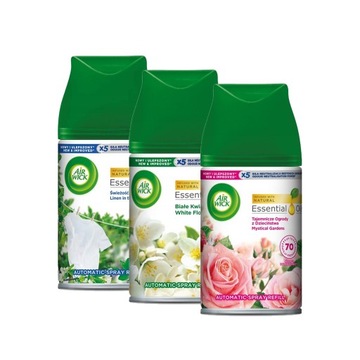 Air Wick Freshmatic Wkład Odświeżacz Spray MIX 3 x 250g