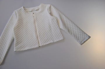 СТЕГАНАЯ БАЛЛЕРО CHANELKA 80 КРЕЩЕНИЕ ЭКРУ