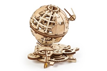 GLOBUS UGEARS MODEL MECHANICZNY PUZZLE 3D DREWNO