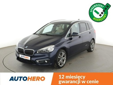 BMW Seria 2 F22-F23-F45-F46 Gran Tourer 220d 190KM 2016 BMW 220 Automat x-Drive LED grzane fotele PDC navi