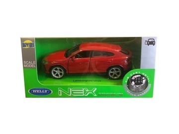 LAMBORGHINI URUS CZERWONY METAL MODEL 1:34 WELLY