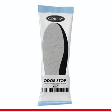 Вставки для обуви с активным углеродным запахом остановки 43-44