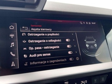 Audi A3 8Y Sportback 1.5 35 TFSI 150KM 2024 Audi A3 Sportback S Line Reflektory LED Apple CarPlay Android Auto Gwaranc, zdjęcie 19