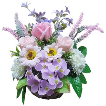 Мыло цветы букет розы ромашки ПОДАРОК ​​- подарок на День матери