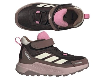 ADIDAS TERREX ANYLANDER MID KJ2670 взуття дитяче коричневе липучку трекінгові