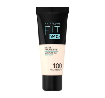 Maybelline Fit Me! Matte + Poreless Podkład Matujący 100 Warm Ivory