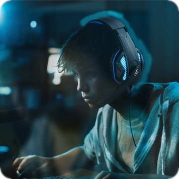 ИГРОВЫЕ НАУШНИКИ ДЛЯ ПК-ГЕЙМЕРОВ USB-МИКРОФОН