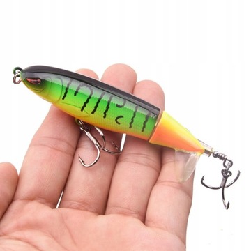 8 sztuk Whopper Plopper 10cm 13g pływający Popper