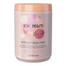 Inebrya Ice Cream Keratin Maska z Keratyną 1000ml