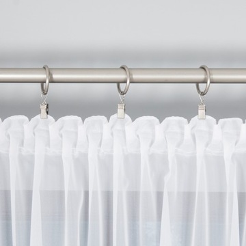 ДЛИННАЯ БЕЛАЯ ШТОРА ГОТОВАЯ ШТОРА С ЛЕНТОЙ 600х260 СМ ПРОИЗВОДСТВО В ПОЛЬШЕ