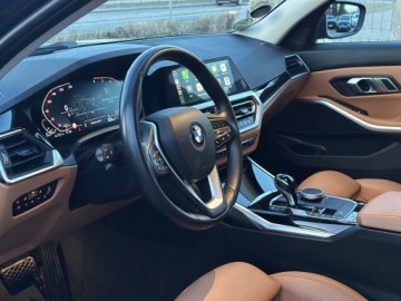 BMW Seria 3 G20-G21 Touring 2.0 320d 190KM 2021 BMW 3er G21 190 KM Automat SportLine Shadow Line / Virtual / BEZWYPADKOWY, zdjęcie 34