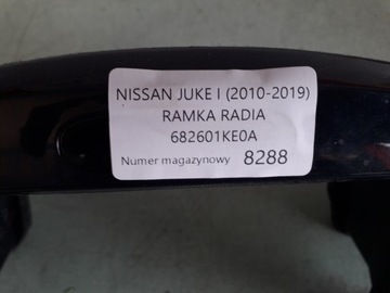 NISSAN JUKE I RÁMEČEK AUTORÁDIO 682601KE0A