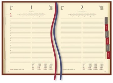 Расписание 2022 Стационарный бордовый