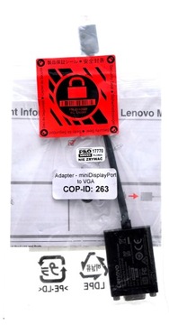 Adapter Lenovo miniDisplayPort to VGA
