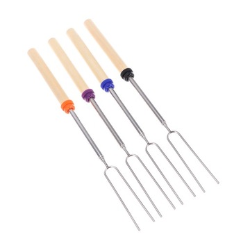 4 шт. ВИЛКА ДЛЯ ГРИЛЯ НЕРЖАВЕЮЩЕЙ СТАЛИ