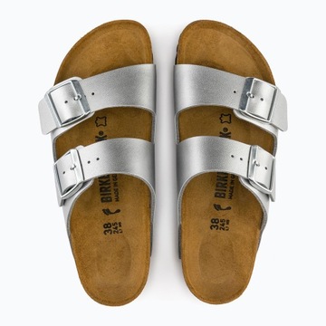 Dámske šľapky BIRKENSTOCK Arizona BF Narrow silver 39 EU