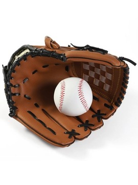 1/2/3 шт. бейсбольные перчатки из чистой кожи для взрослых и детей, бейсбольные тренировки