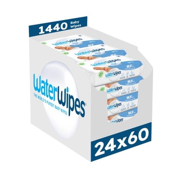 WATER WIPES Влажные салфетки WaterWipes для детей 24х60 шт.