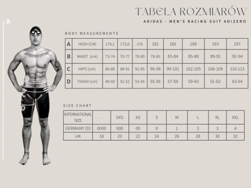 КОСТЮМ ADIDAS ДЛЯ СОРЕВНОВАНИЙ ADIZEROXVI FSM РАЗМЕР UK22