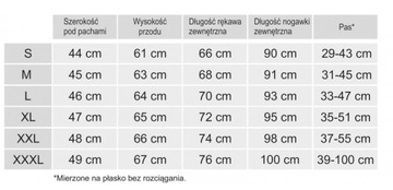 Motocyklowa bielizna termoaktywna RADICAL czarna XL