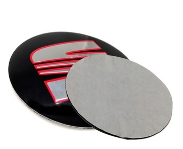 Naklejka wypukła aluminiowa zamiennik do Seat 56mm