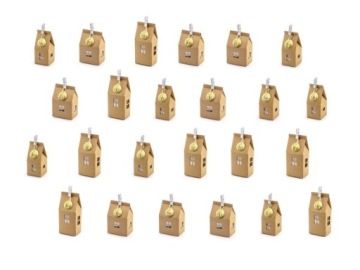 АДВЕНТ КАЛЕНДАРЬ КРАФТ ПРАЗДНИКИ 24 шт.