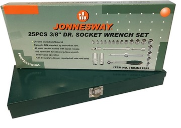 Jonnesway Торцевые ключи Головки 3/8 дюйма 6–22 мм