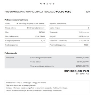 Volvo XC60 II 2026 VOLVO XC60 ULTRA T6 PLUG-IN (179 + 156KM) AWD, zdjęcie 15