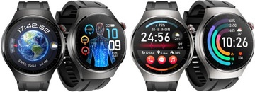 SMARTWATCH ZEGAREK CIŚNIENIOMIERZ EKG GLUKOZA GLIKEMIA HRV ROZMOWY MENU PL