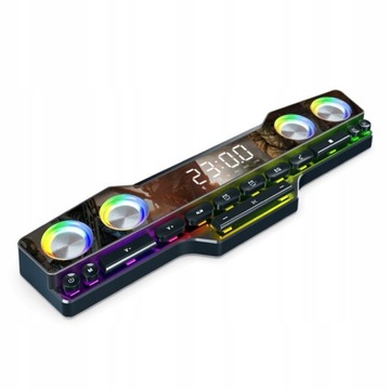 Głośnik Bezprzewodowy Bluetooth Soundbar RGB Radio