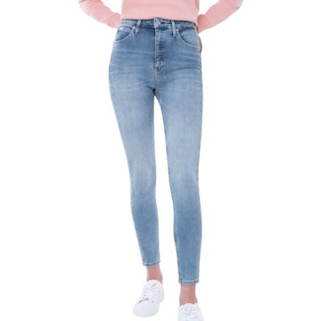 -24% CALVIN KLEIN JEANS JEANSY DAMSKIE SKINNY NIEBIESKIE 29