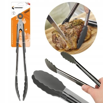 Szczypce silikonowe kuchenne do grilla 30cm