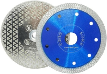 ZESTAW TARCZA DO CIĘCIA I SZLIFOWANIA GRESU 125mm
