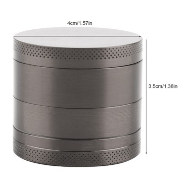 Цинковый сплав, 4 слоя, специи, сорняки, трава, металлическая шлифовальная машина 7 В