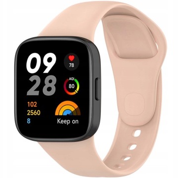 PASEK SILIKONOWY OPASKA BRANSOLETA DO XIAOMI REDMI WATCH 3 - PINK