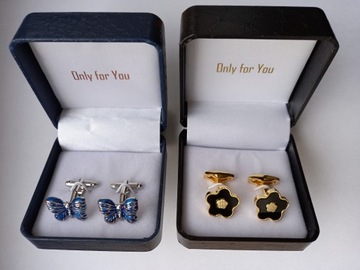 Захватывающие серебряные запонки Jeleń Daniel