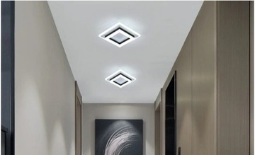 СВЕТОДИОДНЫЙ ПОТОЛОЧНЫЙ СВЕТИЛЬНИК ЧЕРНЫЙ КВАДРАТ 24ВТ ВОДОНЕПРОНИЦАЕМЫЙ 6500К