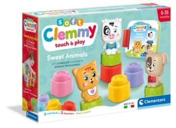 НАБОР СЕНСОРНЫХ БЛОКОВ CLEMMY, МИЛЫЕ ЖИВОТНЫЕ