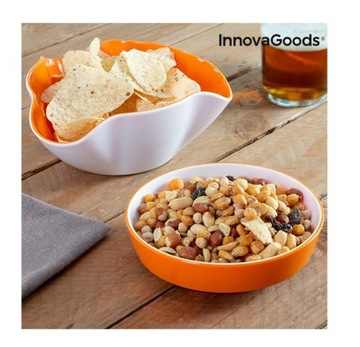 INNOVAGOODS САЛАТНИК ДЛЯ ЗАКУСОК 2в1