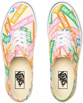 Vans buty sportowe Unisex Authentic Shit Happens Multicolor rozmiar 39