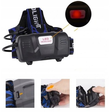 СВЕТОДИОДНАЯ ФАРА USB 500M ВОДОНЕПРОНИЦАЕМАЯ