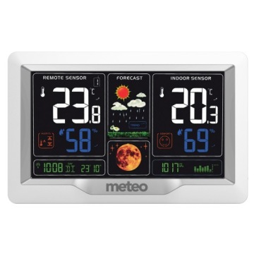 МЕТЕОСТАНЦИЯ С DCF METEO SP100 С 2 ДАТЧИКАМИ