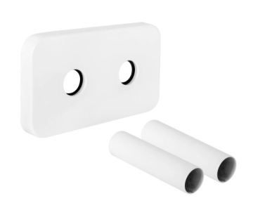 НАБОР МАСКИРОВКИ ДВОЙНАЯ РОЗЕТКА С РУКАВАМИ, БЕЛЫЙ