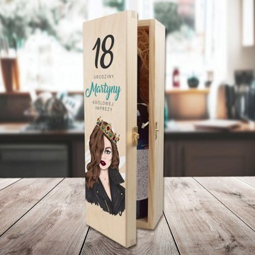 18 Подарок для девушки - Коробка для вина