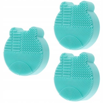 3pcs Scrubber Pad Makeup Brush