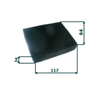 ГЛАВНЫЙ ВОЗДУШНЫЙ ФИЛЬТР - ГУБКА T375 ОРИГИНАЛЬНЫЙ NAC