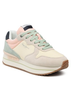 Pepe Jeans Sneakersy Rusper Sweet PLS31477 Pastel Lemon 001